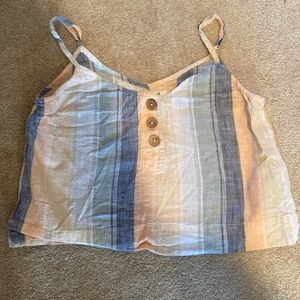 Rip curl linen crop top